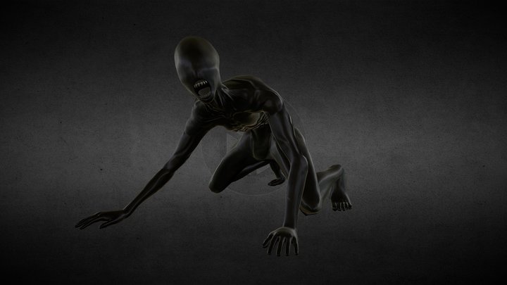 Proto Xenomorph (Deacon Alien) 3D Model
