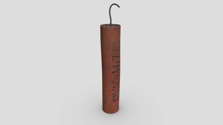 Stick Of Dynamite 3D Model