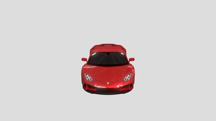 Lamborghini Huracan (2020) 3D Model