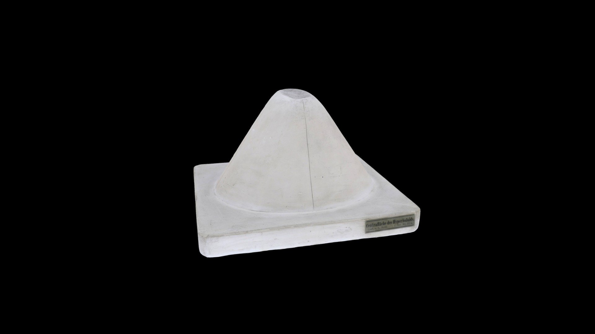 Geometric model Central Surface of a Paraboloid