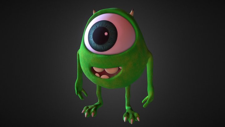 Mike-wazowski 3D models - Sketchfab