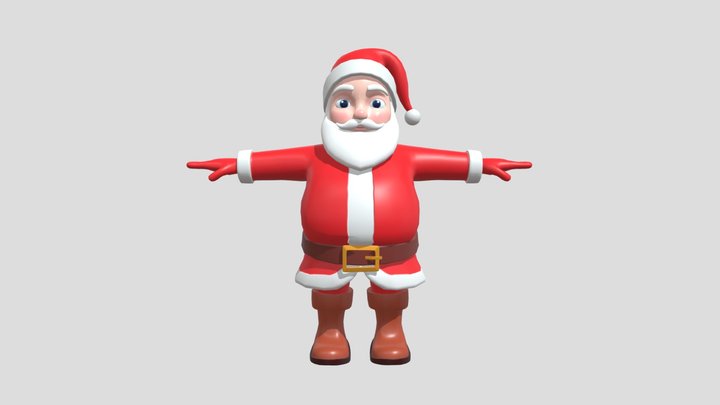 Santa Claus Model 3D Model