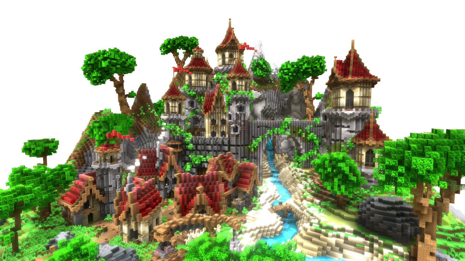 RedCastle - 3D model by koxtar [370e837] - Sketchfab