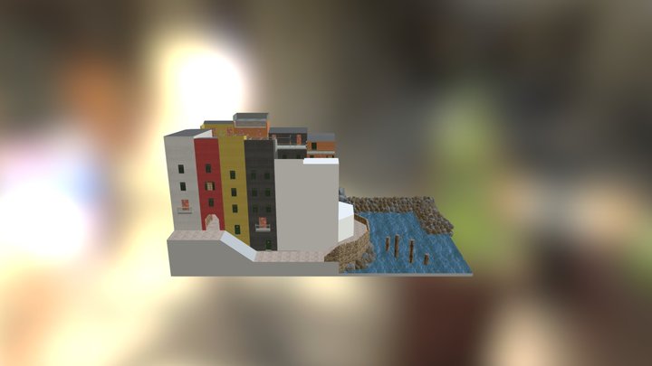 1DAE18 Jeroen Wyns CityScene Updated 2 3D Model