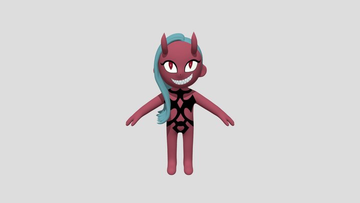 demon girl 3D Model