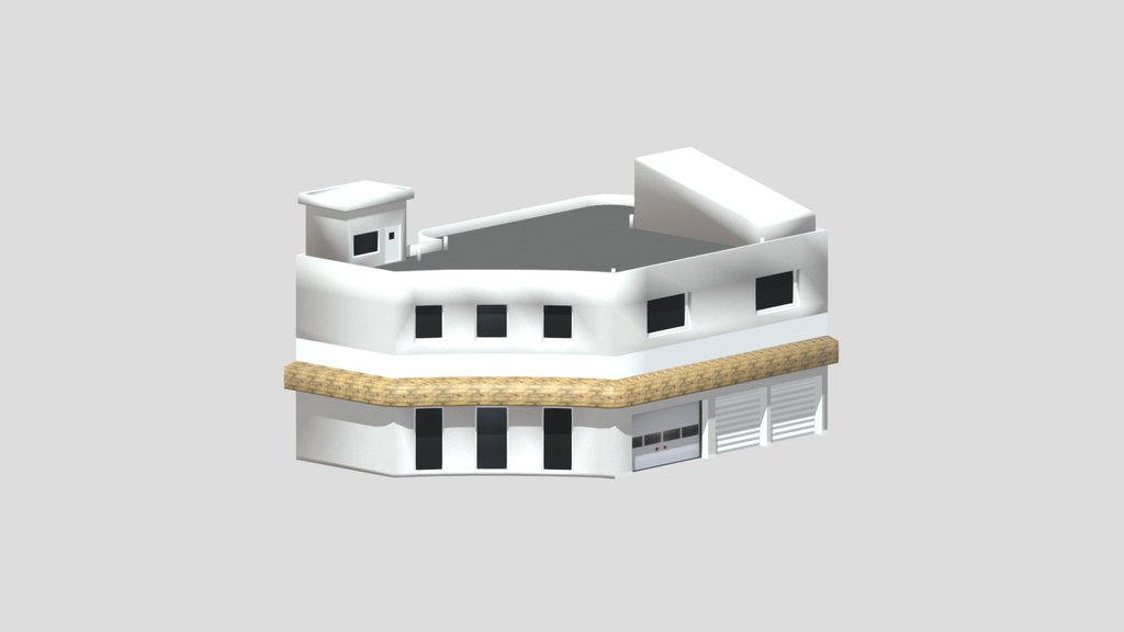 Modern White Building