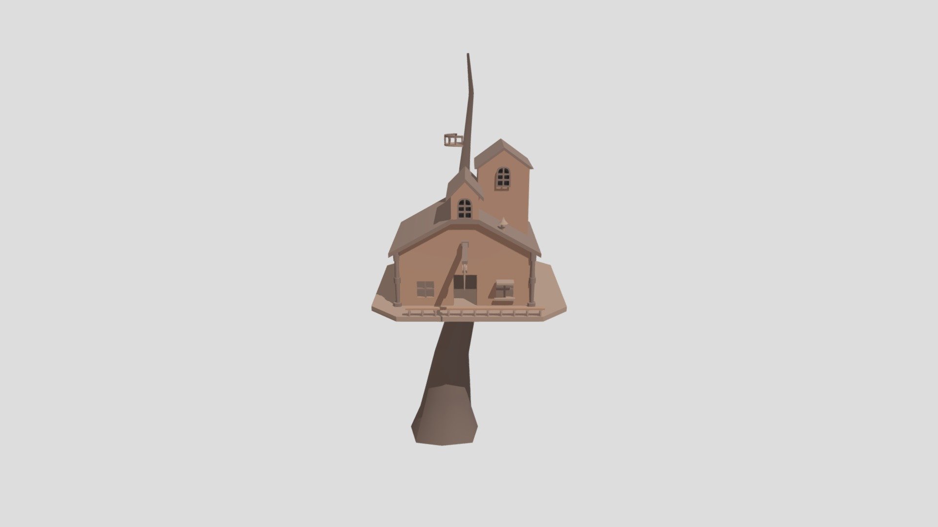 Tree House from Poly by Google — Sketchfab embed 3D viewer