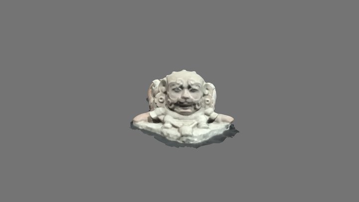 Early Classic Maya Jaguar Shaman sculpture 3D Model