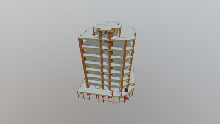 Projeto Edifício 3D Model