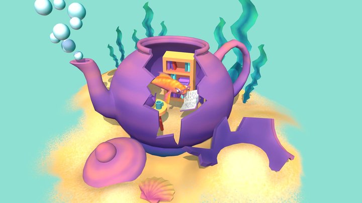 Teapot Fish 3D Model
