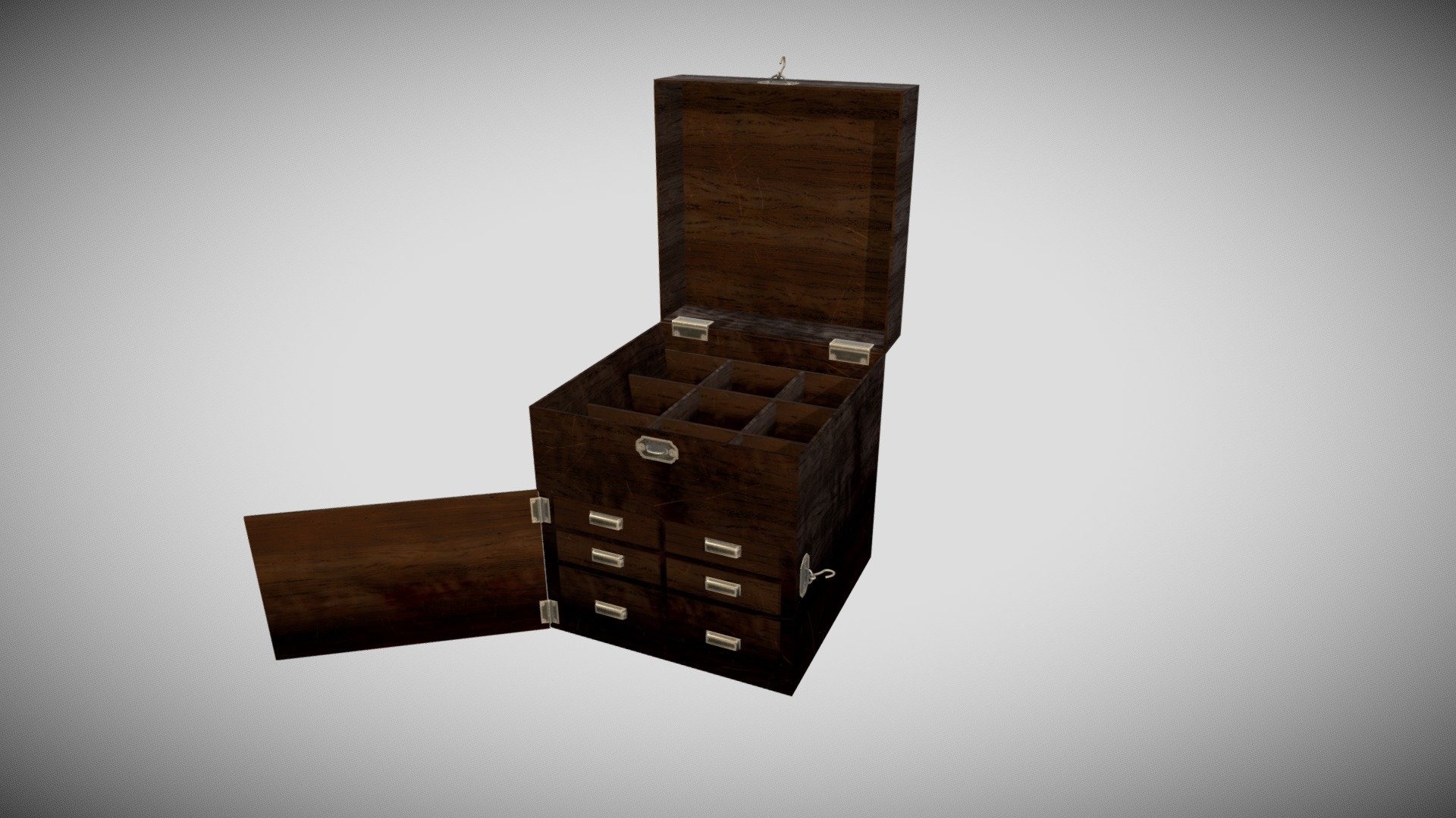Wooden chest - Download Free 3D model by A9908244 [37135c8] - Sketchfab