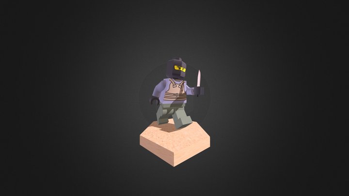 Lego CSGO (Terrorist) 3D Model