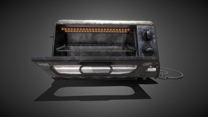 Old Oven Toaster Grill (OTG) 3D Model