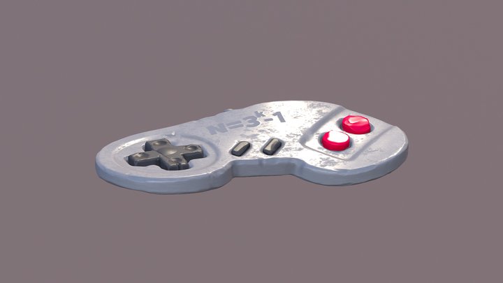 Gamepad 3D Model