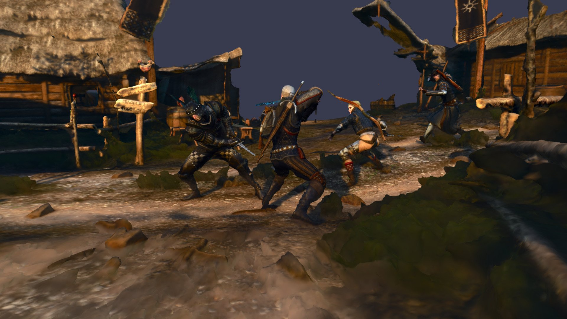 Witcher: Geralt, Ves, Roche battle