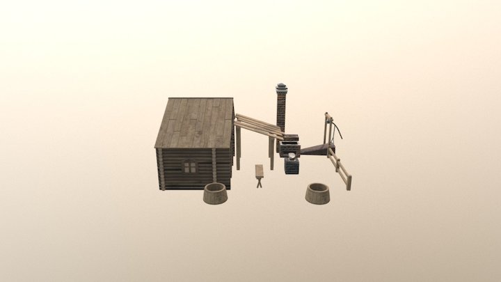 Cossaks 3 Russian Blacksmith 3D Model