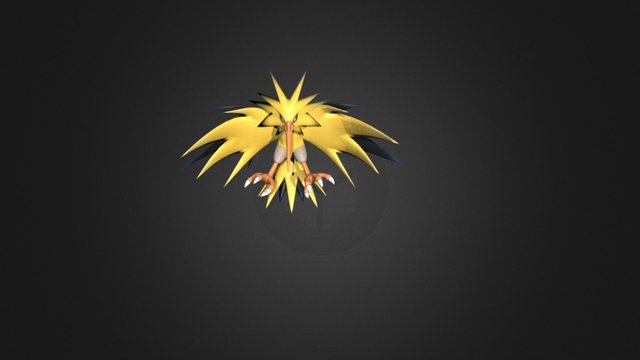 Shiny Zapdos IDLE 3D Model