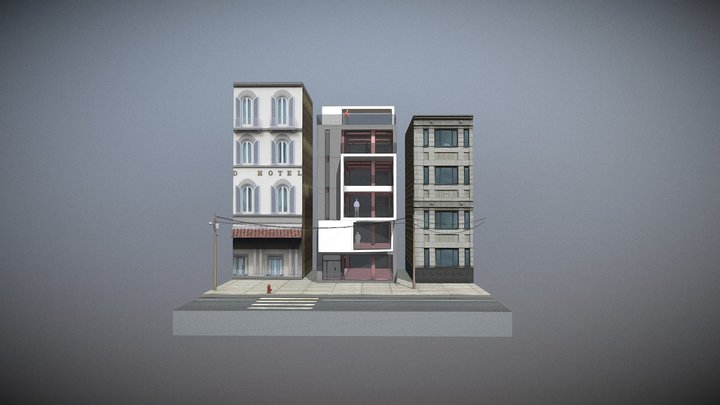 5D Townhouse 3D Model
