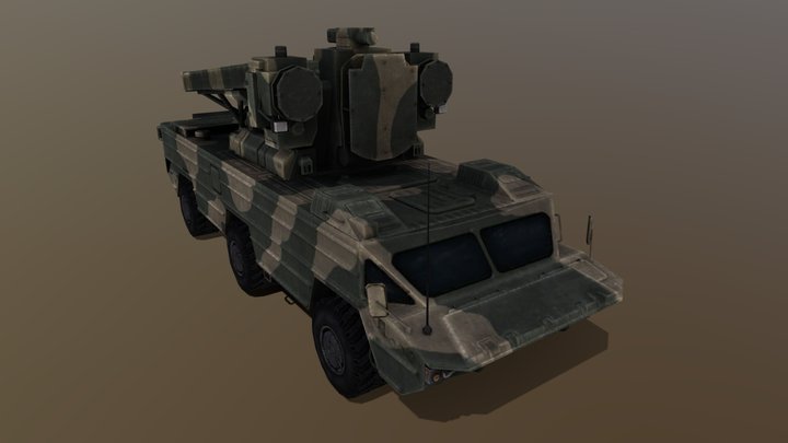 9K33M2 Osa-AK (USSR) – Free 3D Model STL