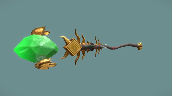 Stylized Aztec/Jungle Staff – Modèle 3D gratuit STL