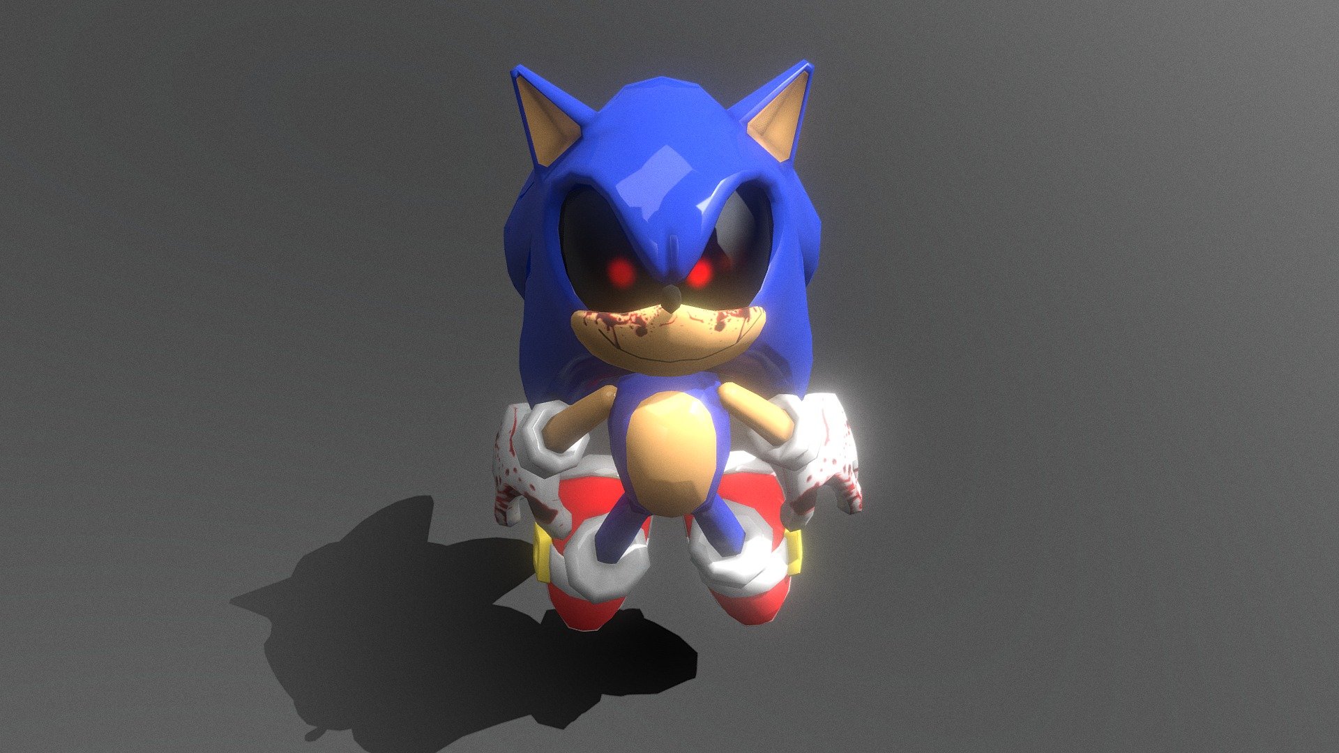 Sonic.EXE (Free 3d Model) - Download Free 3D model by SonicTeam_12  (@sonicteam12) [371b821]