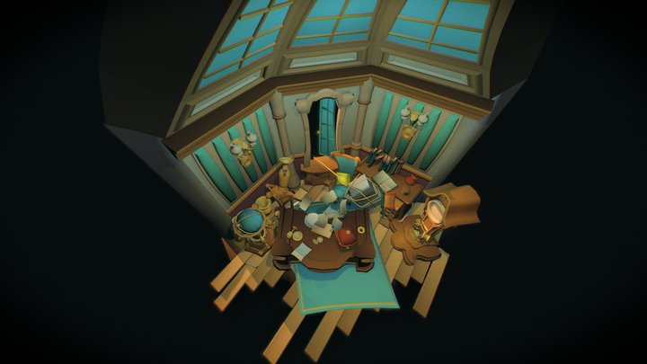 DAE Crib - Robbing Collecter Hecktor 3D Model