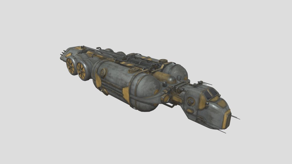 Space Ship - A 3d Model Collection By Whey Protein (@arisasam) - Sketchfab