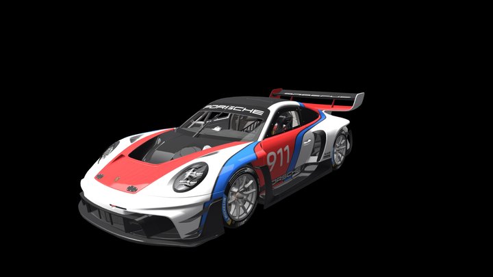 2023 Porsche 911 GT3 R Rennsport (992) – Modello 3D gratuito STL