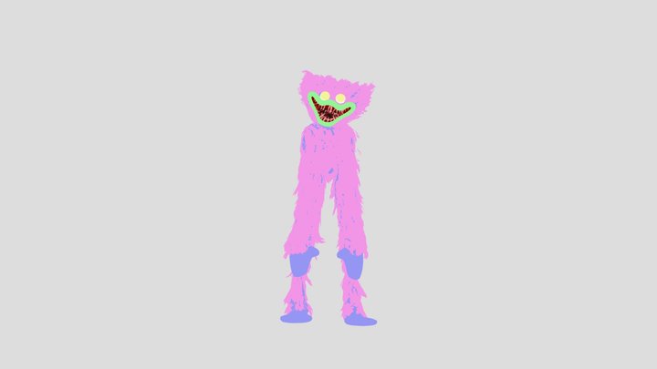 huggy-wuggy-jumpscare-poppy-playtime-ch1 3D Model