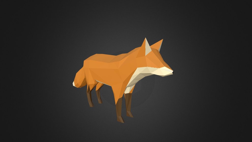 Low poly fox by PixelMannen (Animated)