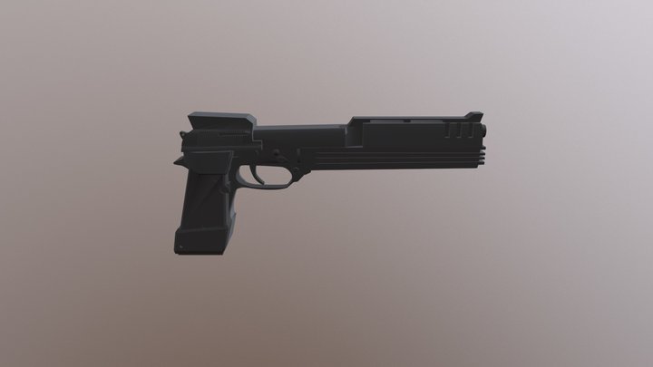 Robocop Gun 3D Model