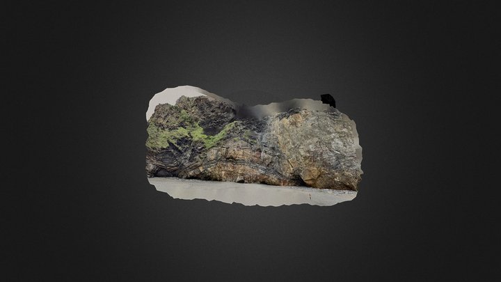 Playa Portizuelo de Luarca 3D Model