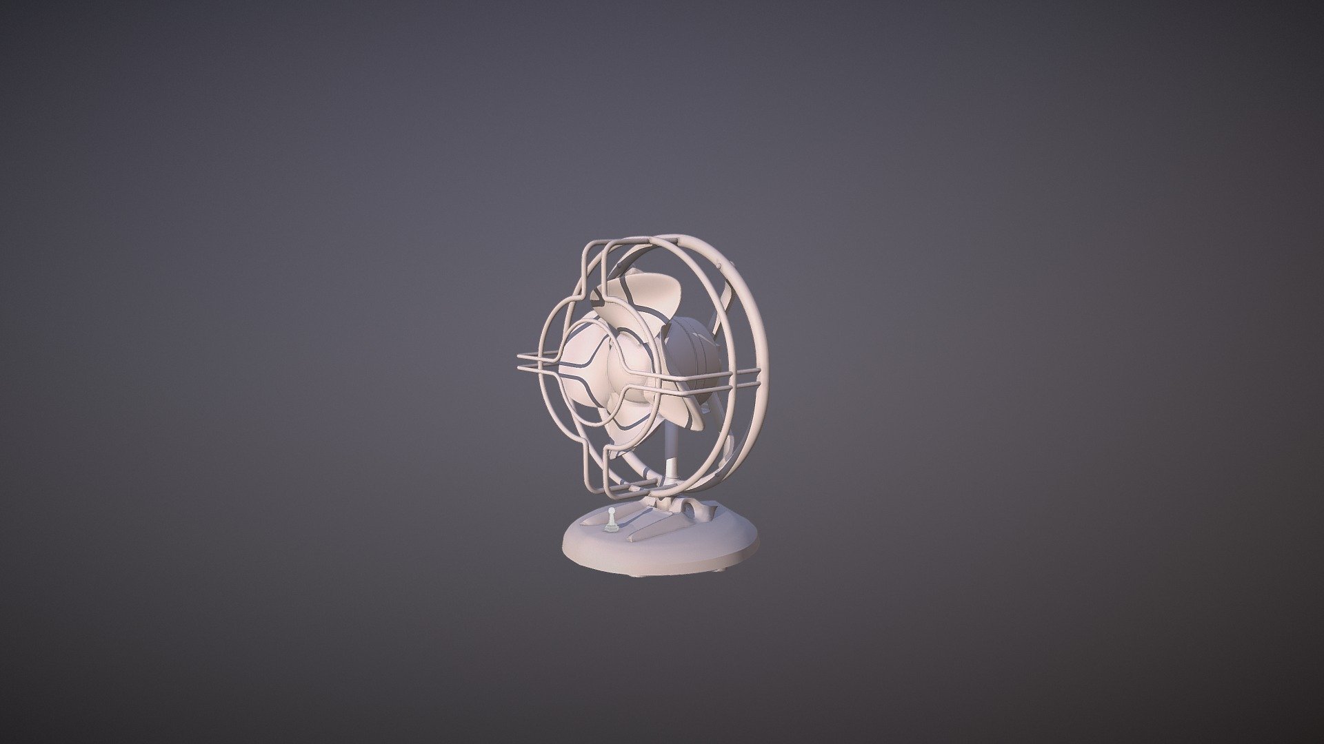 Electric Fan invented by Robert Heller 3D model by mischutin [371e8c0