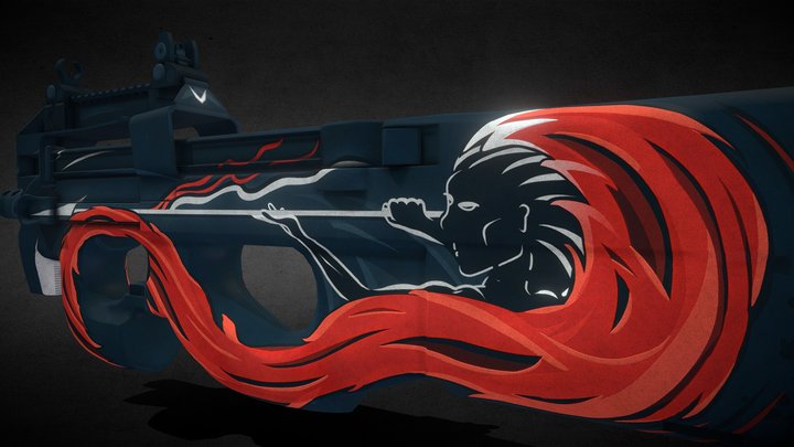 P90 | Fury 3D Model