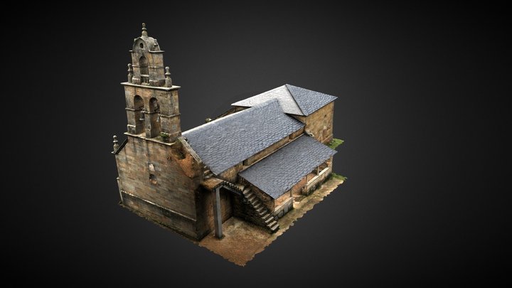 Iglesia de Doney de la Requejada 3D Model