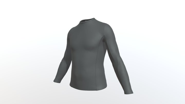 Baselayer Shirt Men 3D Model
