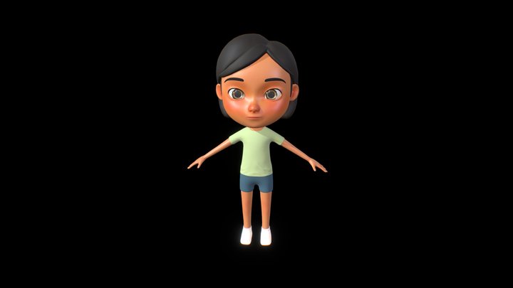 Girl 3D Model