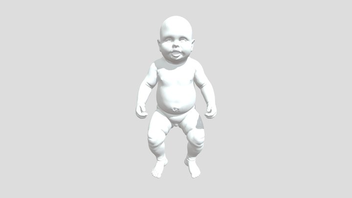 Baby Sculpture 3D Model