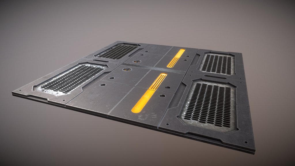 Sci-Fi Floor Panel