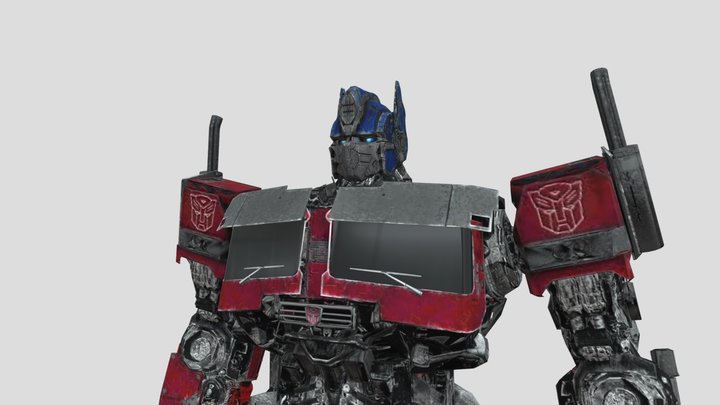[OUTDATED] RIGGED ROTB Optimus Prime (BLENDER) 3D Model