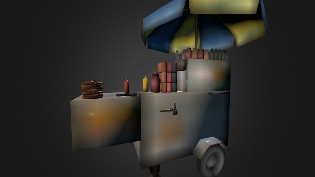 Hotdog 1 Fbx 3D Model