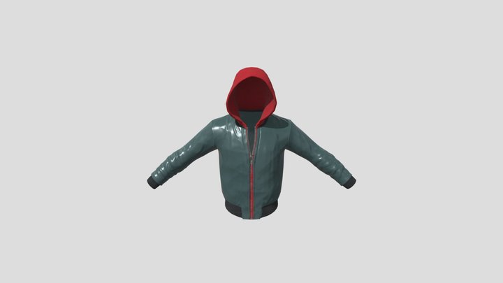 Miles Morales Hooded Sweatshirt 3D Model