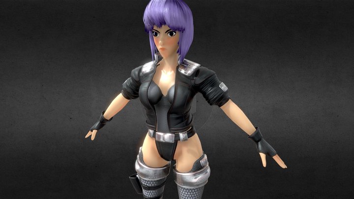Motoko Kusanag 3D Model
