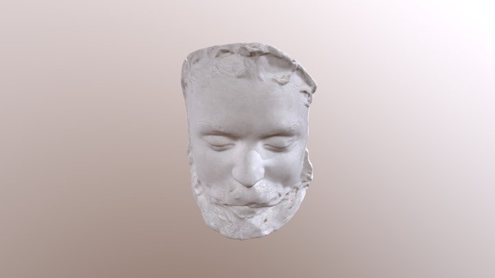 Ivar Arosenius death mask 3D Model