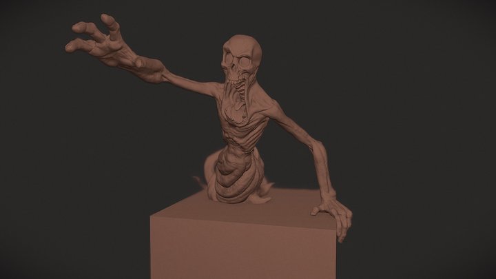 Frail Ghoul Sculpt 3D Model