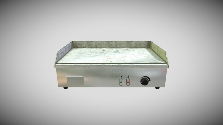 grill plate plancha – Free 3D Model STL