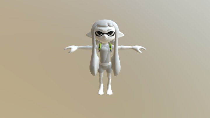 Kayla Inkling [Mishi Octoling's Cousin] 3D Model