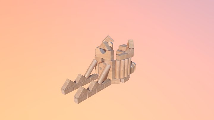 Unit Block - castle 3D Model