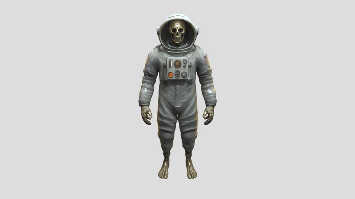 Space Zombie 02 3D Model