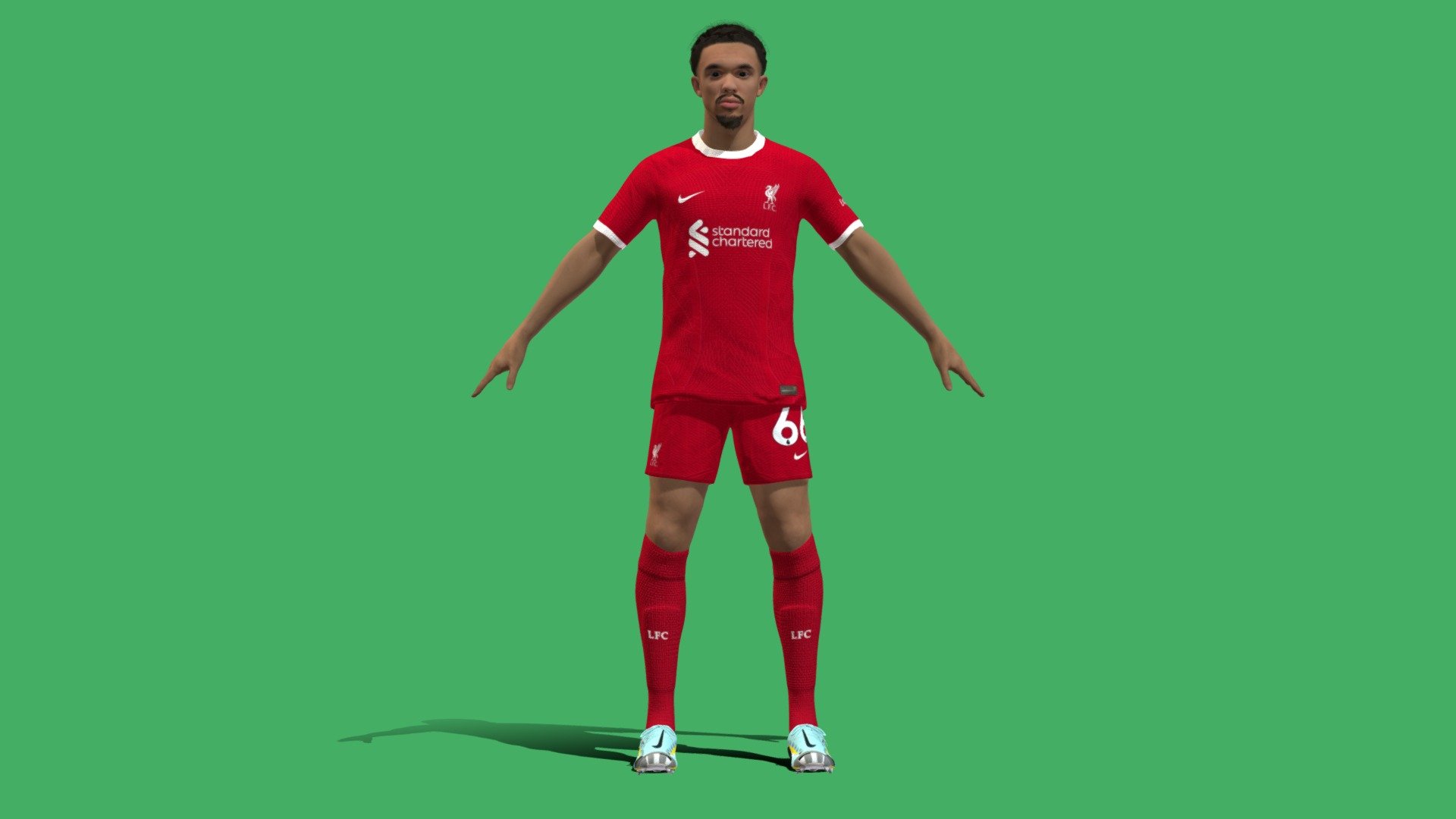 3D Rigged Trent Alexander-Arnold Liverpool 2024 - 3D model by ...